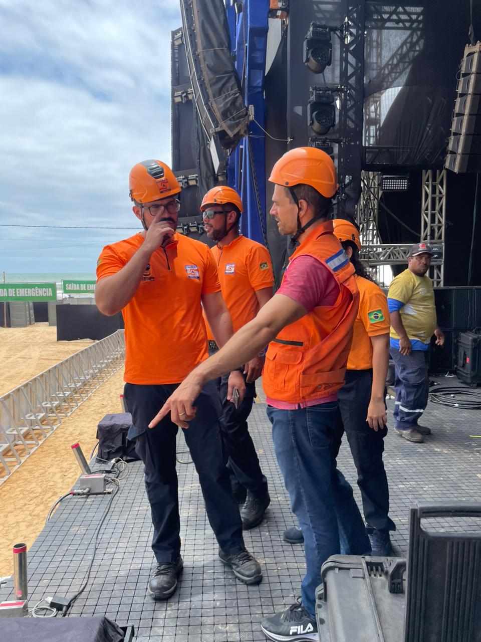 Defesa Civil estadual reforça segurança e realiza vistoria técnica antes da abertura do Verão Sergipe 2026